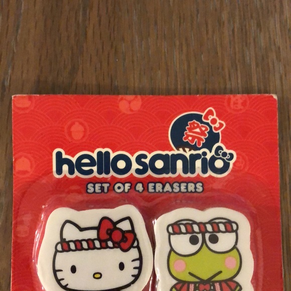 Hello Kitty Erasers 4pc (New) - Picture 5 of 9